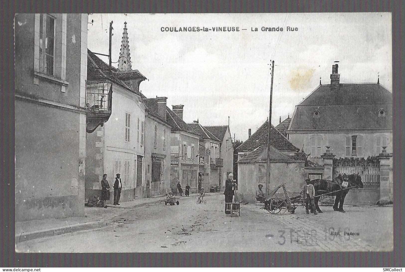 Coulanges La Vineuse, La Grande Rue (11519) - Coulanges La Vineuse