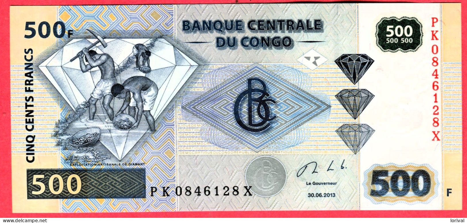 500 Francs Neuf 3 Euros - Republik Kongo (Kongo-Brazzaville)