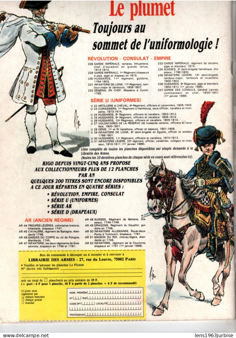 Gazette Des Uniformes N° 92 , ( 1985 )La Coloniale 1871 - 1914  , Militaria , Militaire - Armi