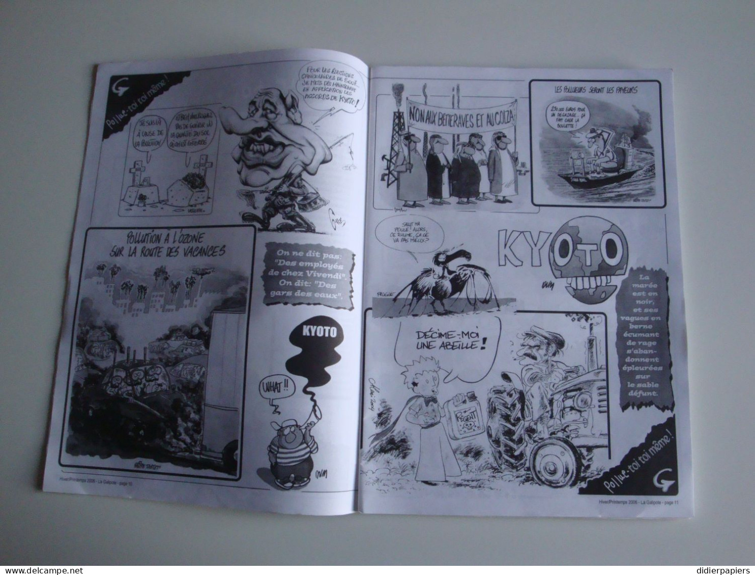 La Galipote,journal Satirique Auvergnat, Engagé Et Critique,caricatures Et Dessins Dans Le Goût De Charlie-Hebdo,2006 - Humour