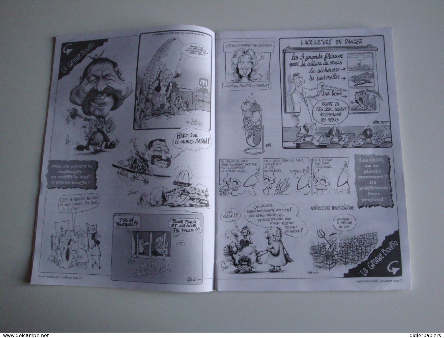 La Galipote,journal Satirique Auvergnat, Engagé Et Critique,caricatures Et Dessins Dans Le Goût De Charlie-Hebdo,2006 - Humor