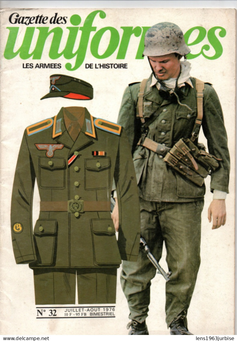 Gazette Des Uniformes N° 32 , ( 1976  ) Afrika Korps   , Militaria , Militaire - Armas