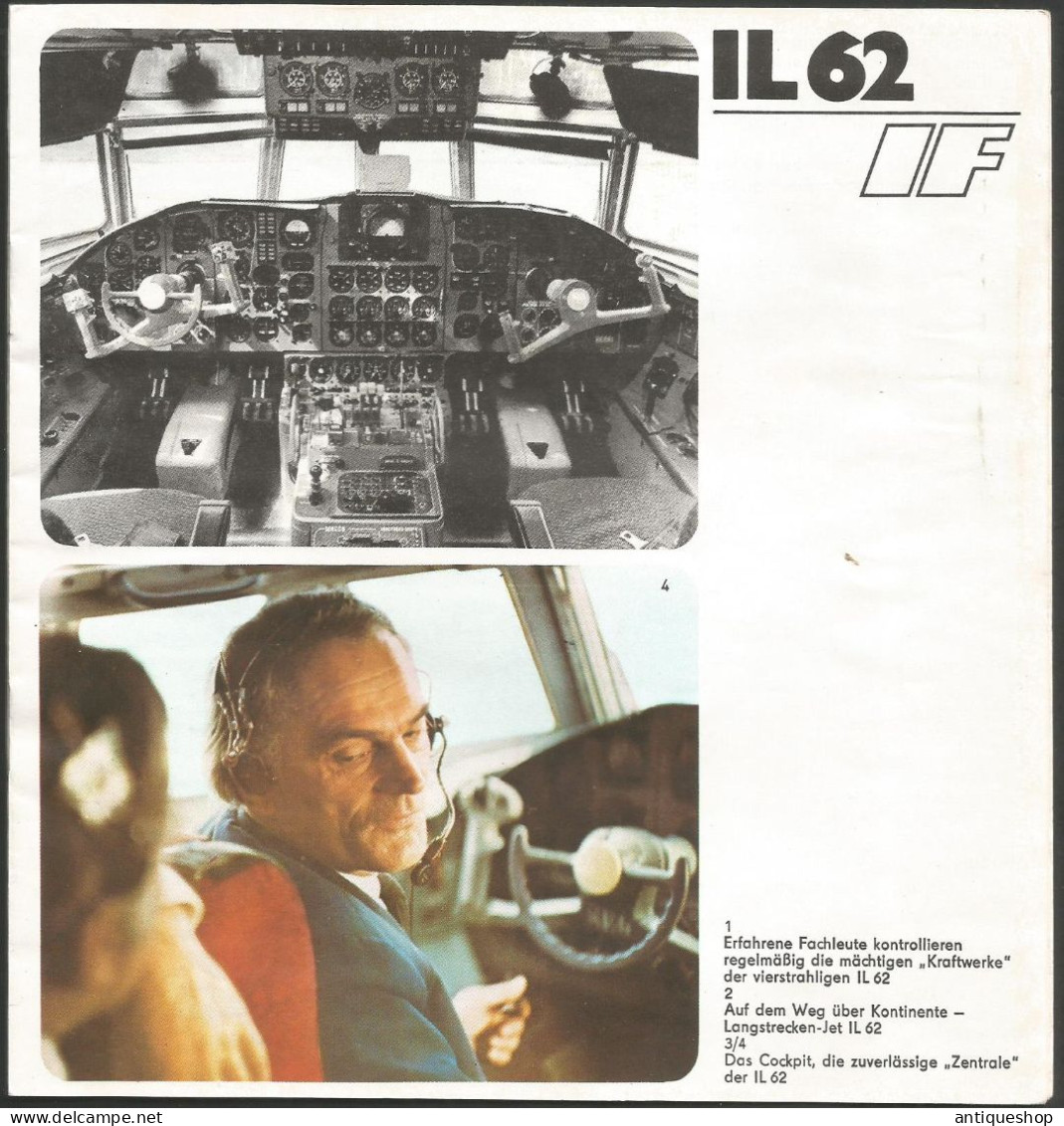 IF Interflug-----old Brochure - Flugmagazin