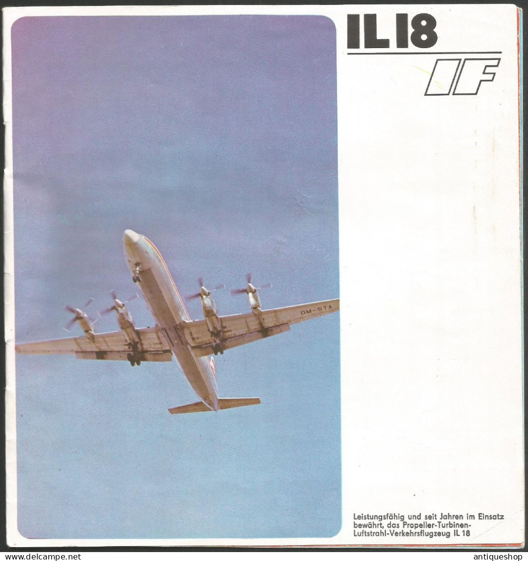 IF Interflug-----old Brochure - Inflight Magazines