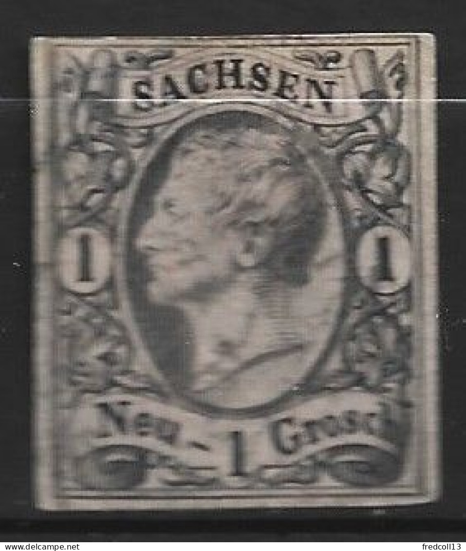 SAXE 8 Oblitéré Côte 5 € - Sachsen