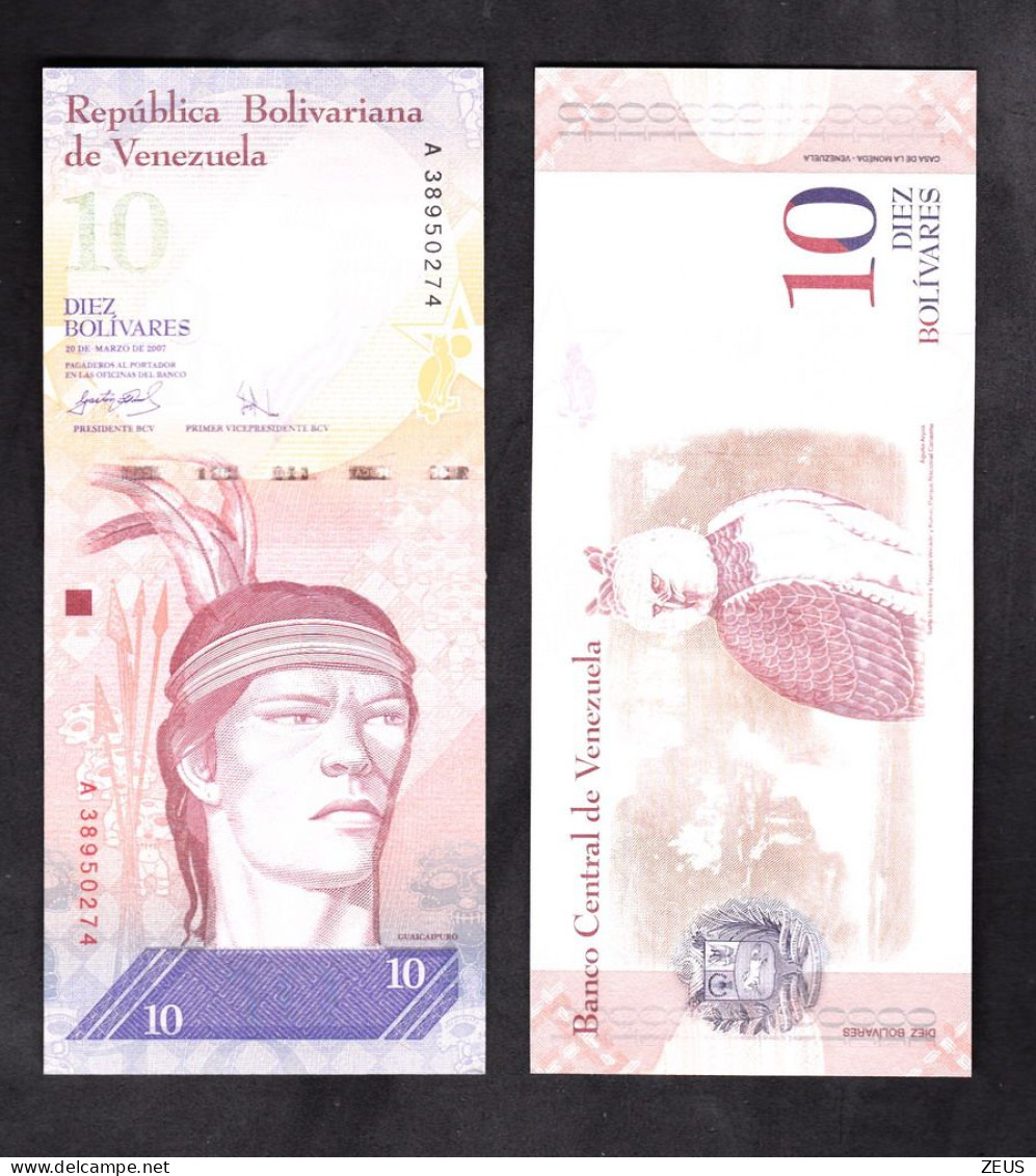 VENEZUELA 10  BOLIVAREAS 2014 PIK 90E FDS - Venezuela