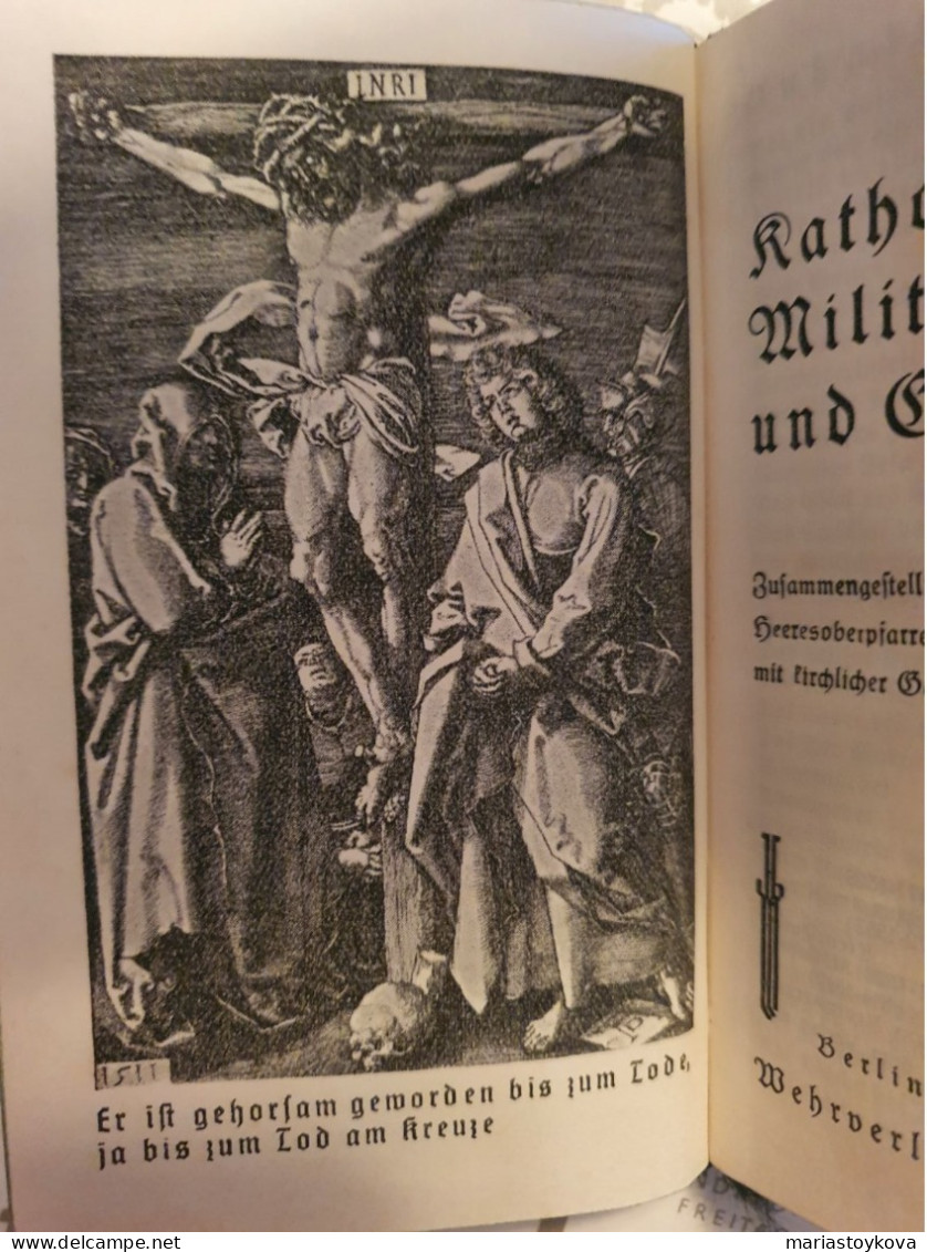 1936. Katholisches Militär-Gebet- Und Gesangbuch, - Duits
