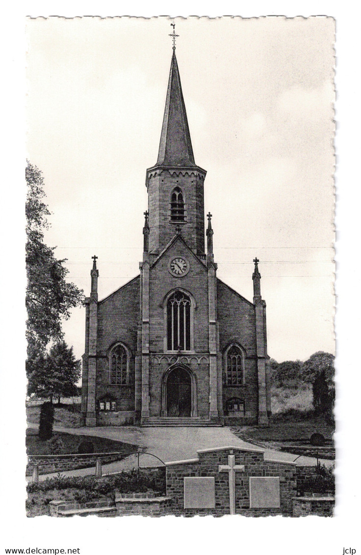 LIBIN - L'église Et Le Monument. - Libin