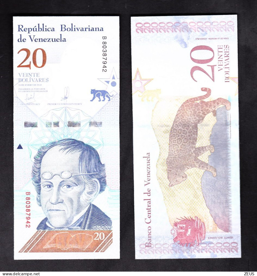 VENEZUELA 20  BOLIVAREAS 2018 PIK 104 FDS - Venezuela