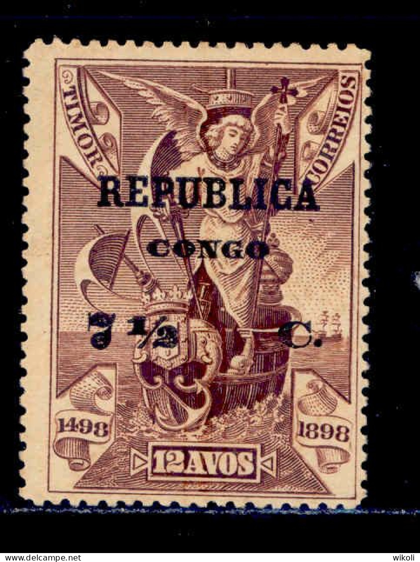 ! ! Congo - 1913 Vasco Gama On Timor 7 1/2 C - Af. 96 - MH - Portuguese Congo