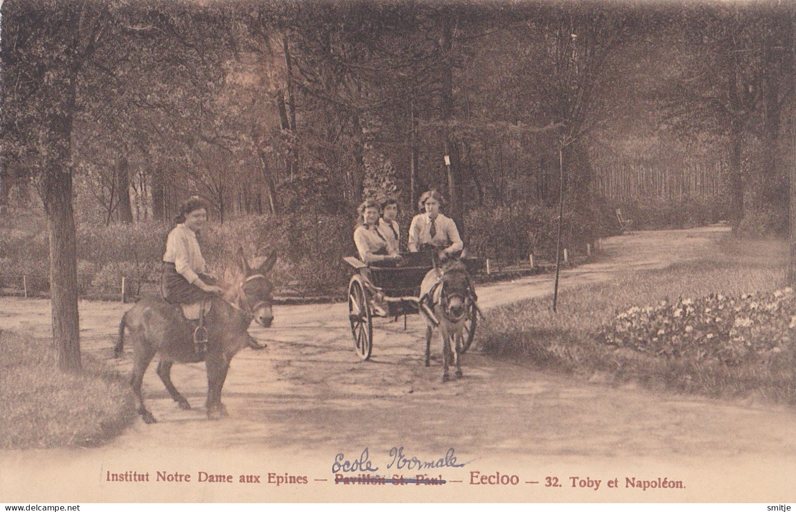 EEKLO 1920 EZELKAR EN EZEL - INSTITUT NOTRE DAME AUX EPINES - Eeklo