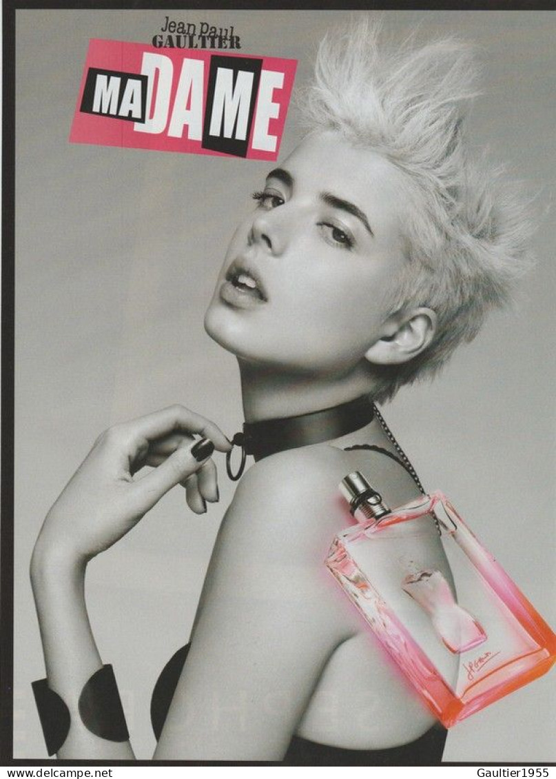 Publicité Papier - Advertising Paper - MaDame De Jean Paul Gaultier - Publicités Parfum (journaux)