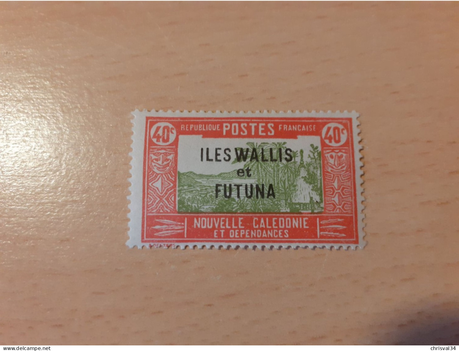 TIMBRE  WALLIS-ET-FUTUNA     N  52    COTE  2,50  EUROS   NEUF  SANS   CHARNIERE - Unused Stamps