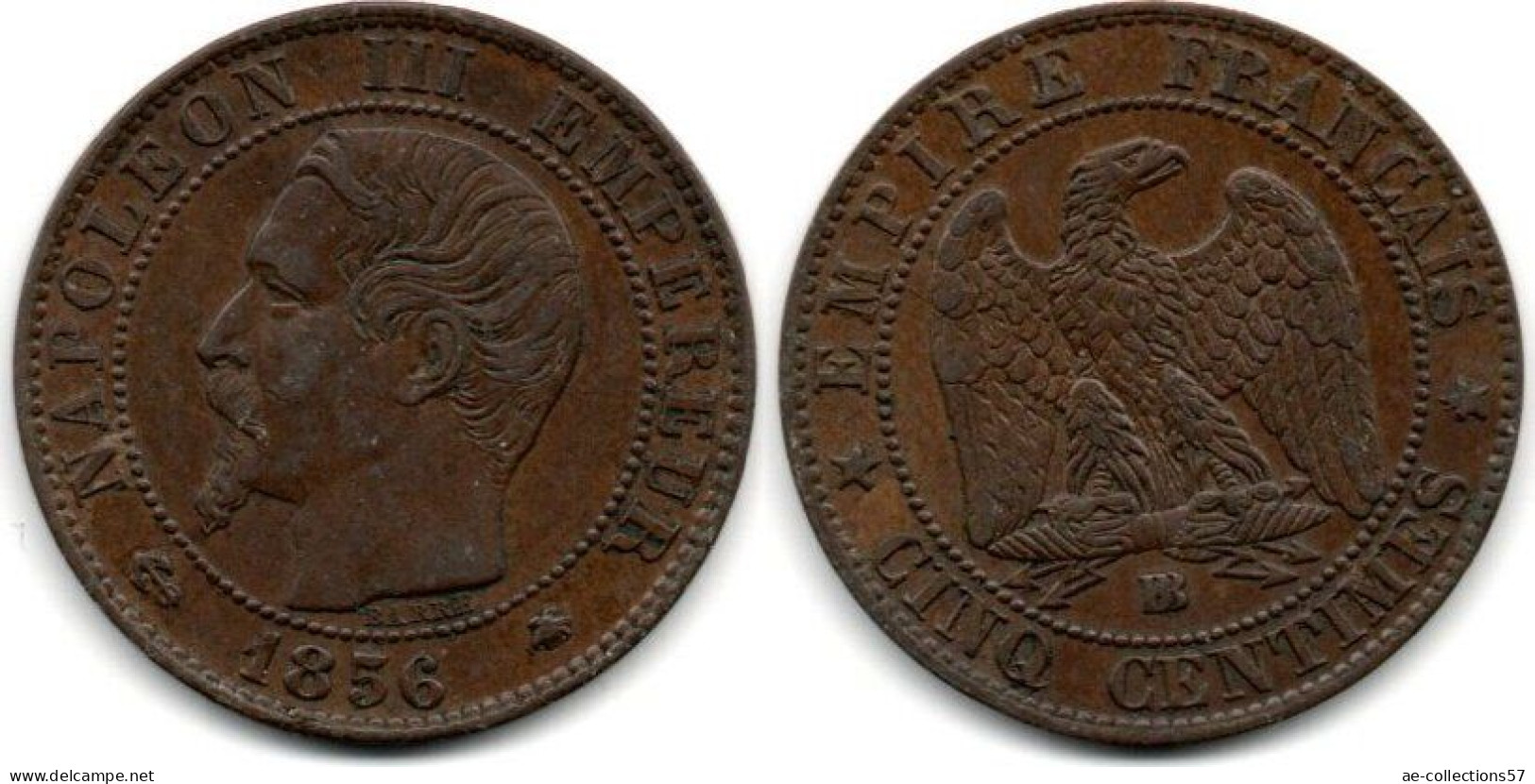 MA 28377 /  5 Centimes 1856 BB TTB - 5 Centimes