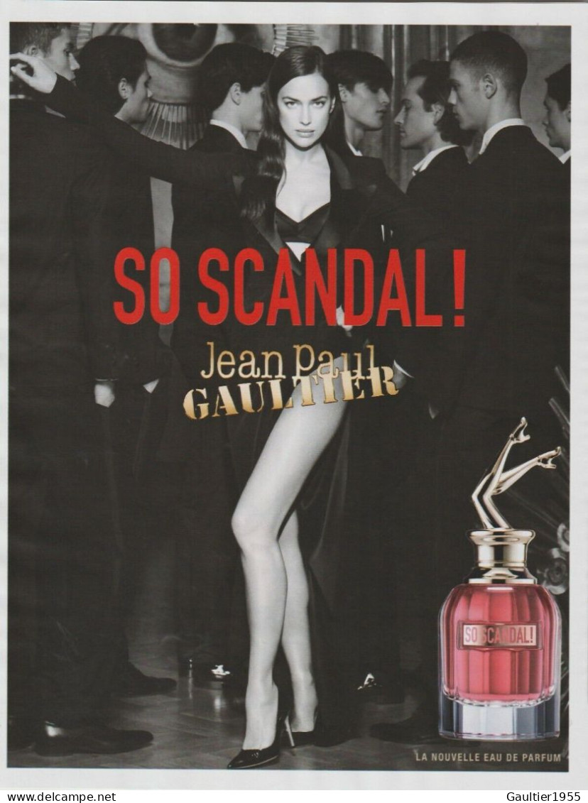 Publicité Papier - Advertising Paper - So Scandal  De Jean Paul Gaultier - Parfumreclame (tijdschriften)