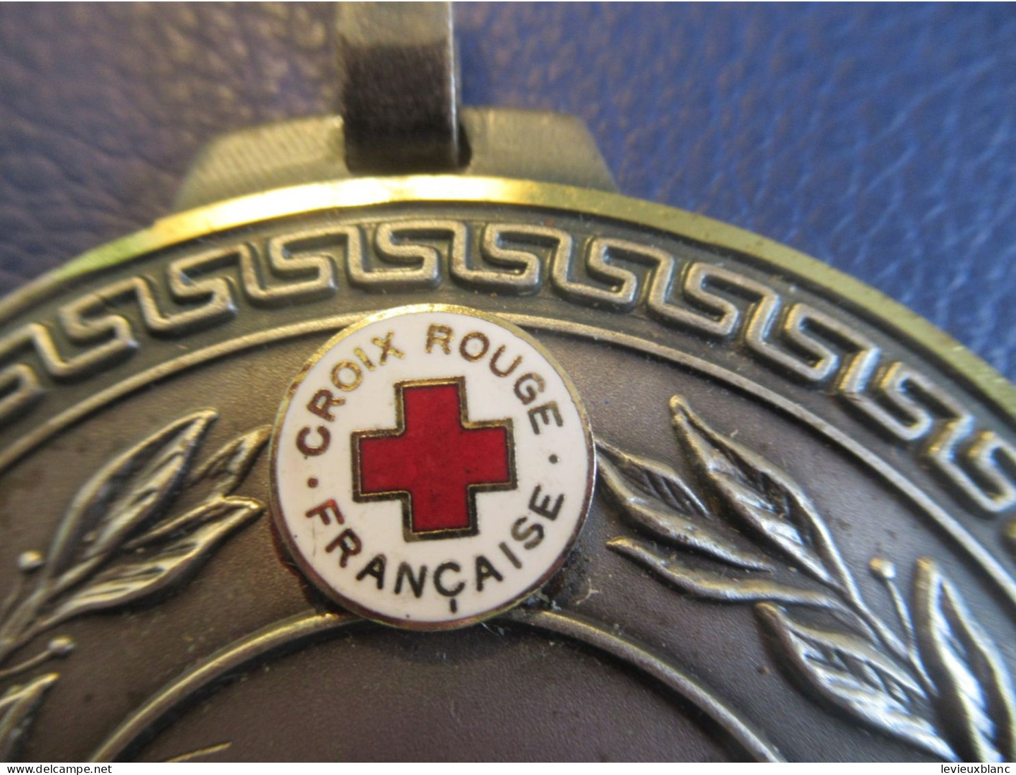 CROIX ROUGE FRANCAISE/ Jumelage NANCY-KARLSRUHE 1985/ Grande Médaille Bronze Brossé/1985                   MED482 - Red Cross