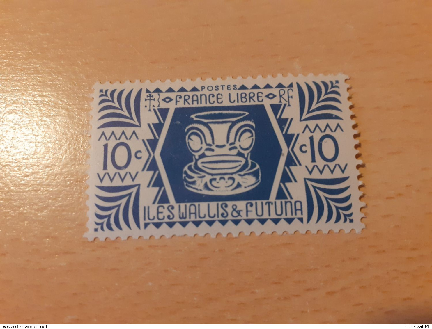 TIMBRE  WALLIS-ET-FUTUNA     N  134    COTE  0,75  EUROS   NEUF  SANS   CHARNIERE - Unused Stamps