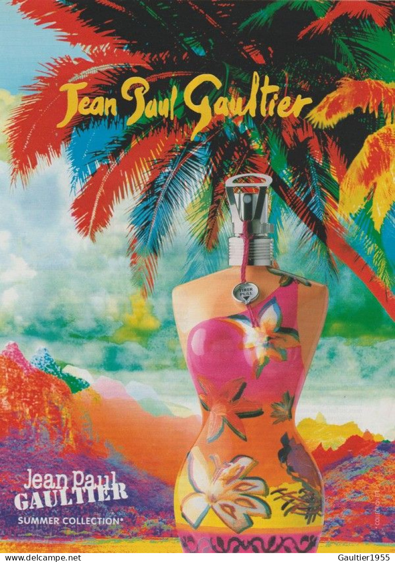 Publicité Papier - Advertising Paper - Classique Eau D'été De Jean Paul Gaultier - Publicités Parfum (journaux)