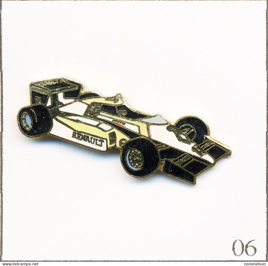 Pin's Automobile - Formule 1 / Renault RE 60 De 1984-85. Estampillé JY Segalen Collection. EGF. T693-06 - F1