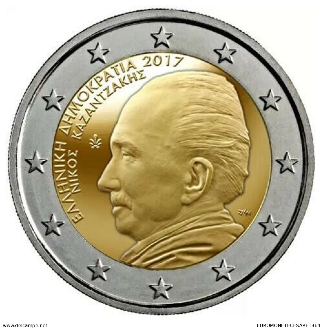 2 EURO GRECIA   2017  COMMEMORATIVO KATAZIMI     FIOR DI CONIO   FROM ROLLS - Griekenland