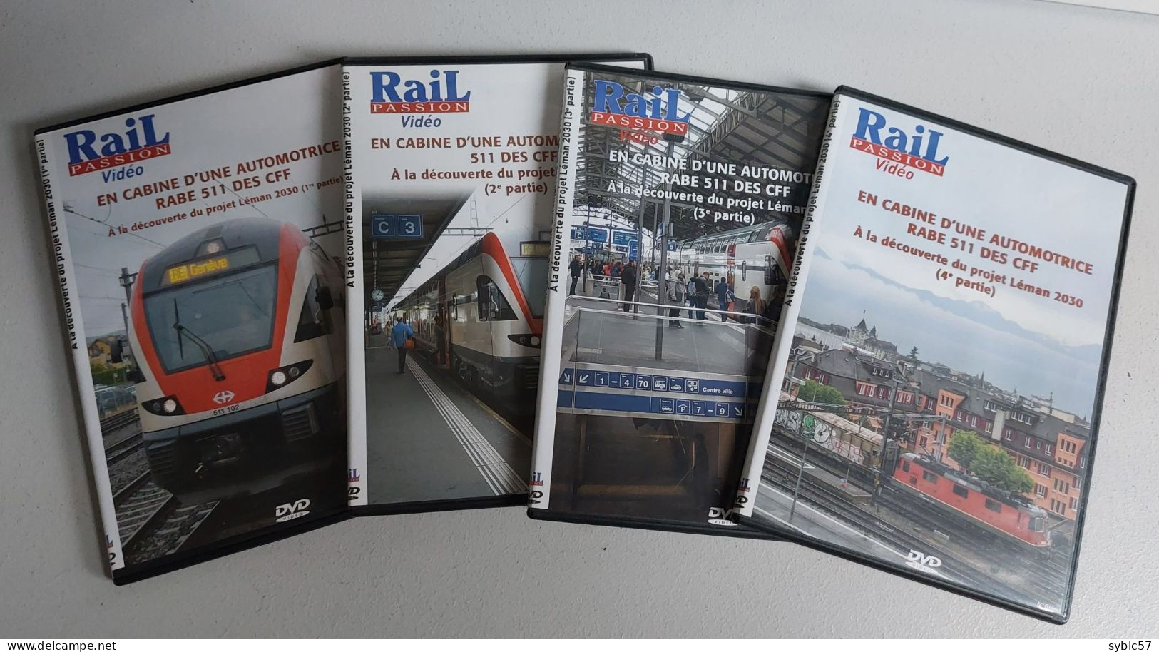 DVD Rail Passion " En Cabine De Conduite D'une Automotrice RABE 511 Des CFF. A La Découverte Du Projet Léman 2030 " - Documentary