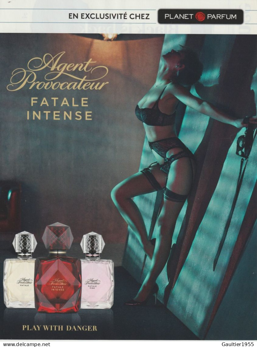 Publicité Papier - Advertising Paper - Agent Provocateur - Publicités Parfum (journaux)