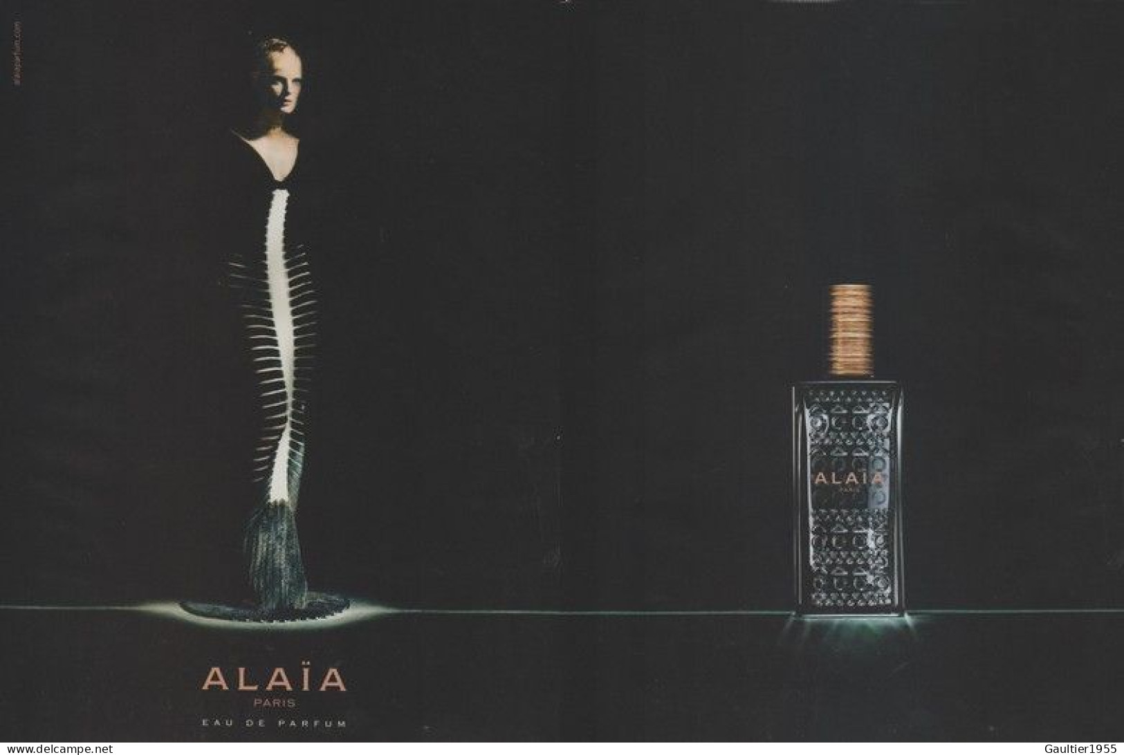 Publicité Papier - Advertising Paper - Alaïa 2 Pages - Publicités Parfum (journaux)
