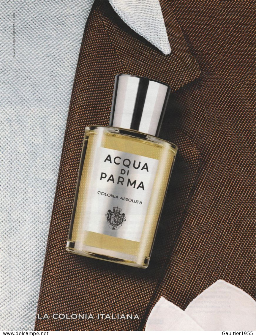 Publicité Papier - Advertising Paper - Acqua Di Parma - Parfumreclame (tijdschriften)