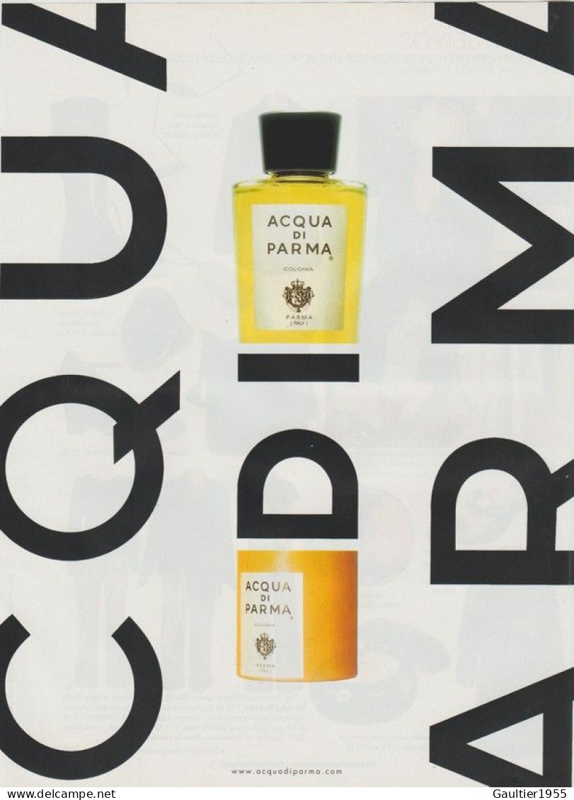 Publicité Papier - Advertising Paper - Acqua Di Parma - Advertisings (gazettes)