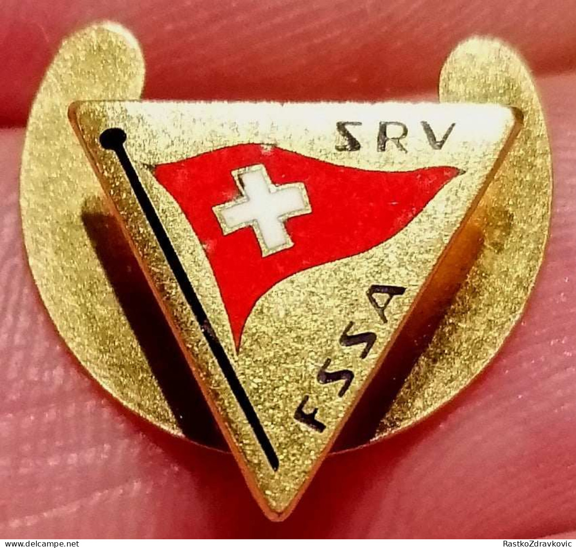 SUISSE+SRV-FSSA+ROWNG FEDERATION+BUTTON BADGE - Canottaggio