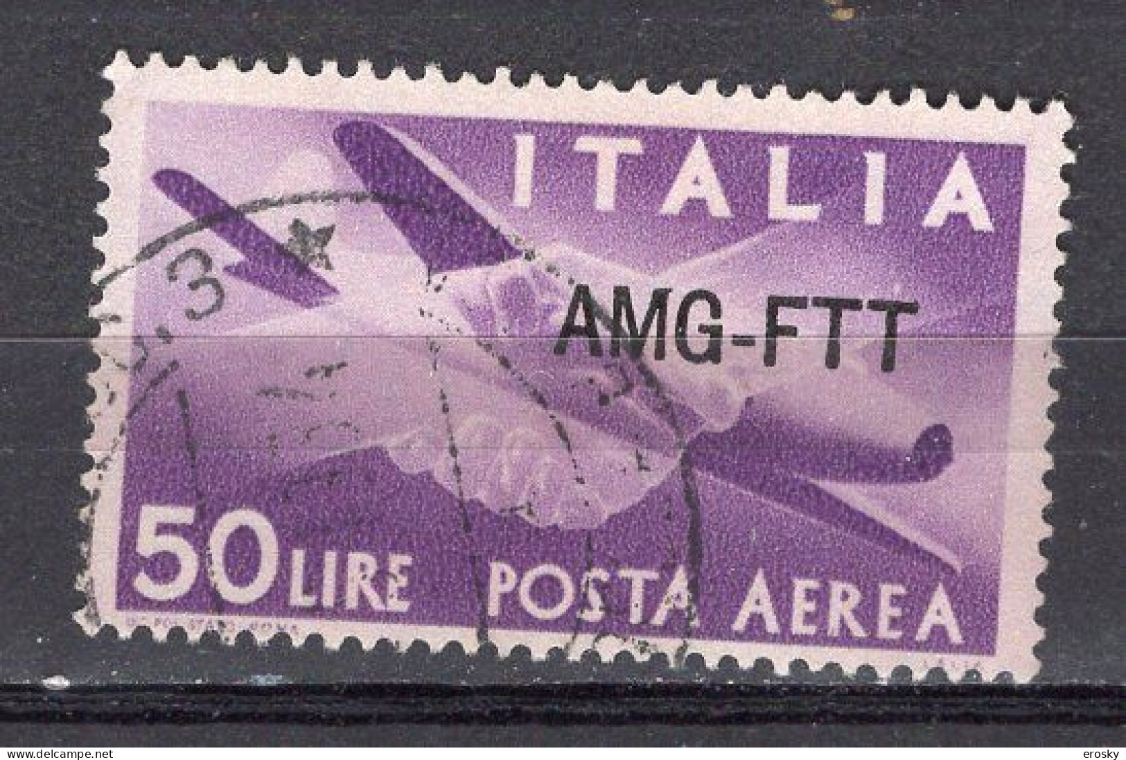 Z6867 - TRIESTE AMG-FTT AEREA SASSONE N°22 - Airmail