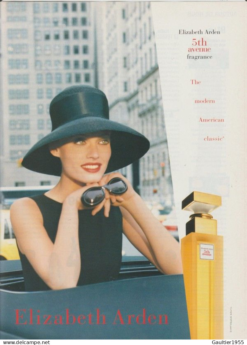 Publicité Papier - Advertising Paper - Elizabeth Arden - Publicidad (gacetas)