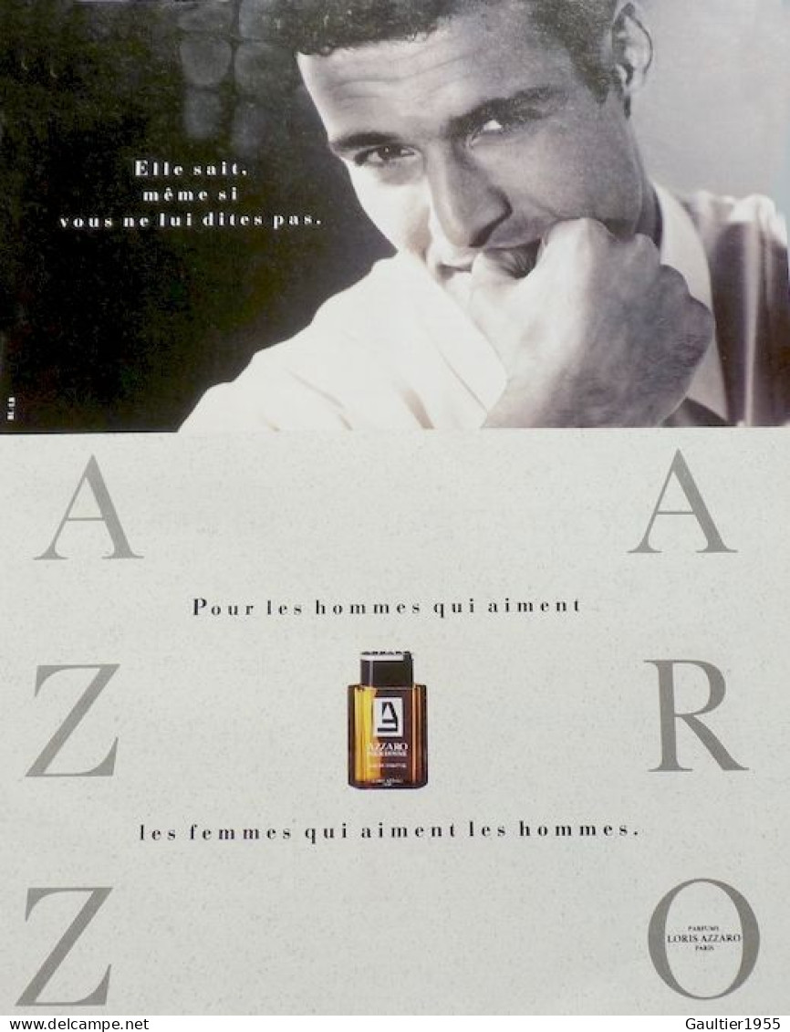 Publicité Papier - Advertising Paper - Azzaro - Publicidad (gacetas)