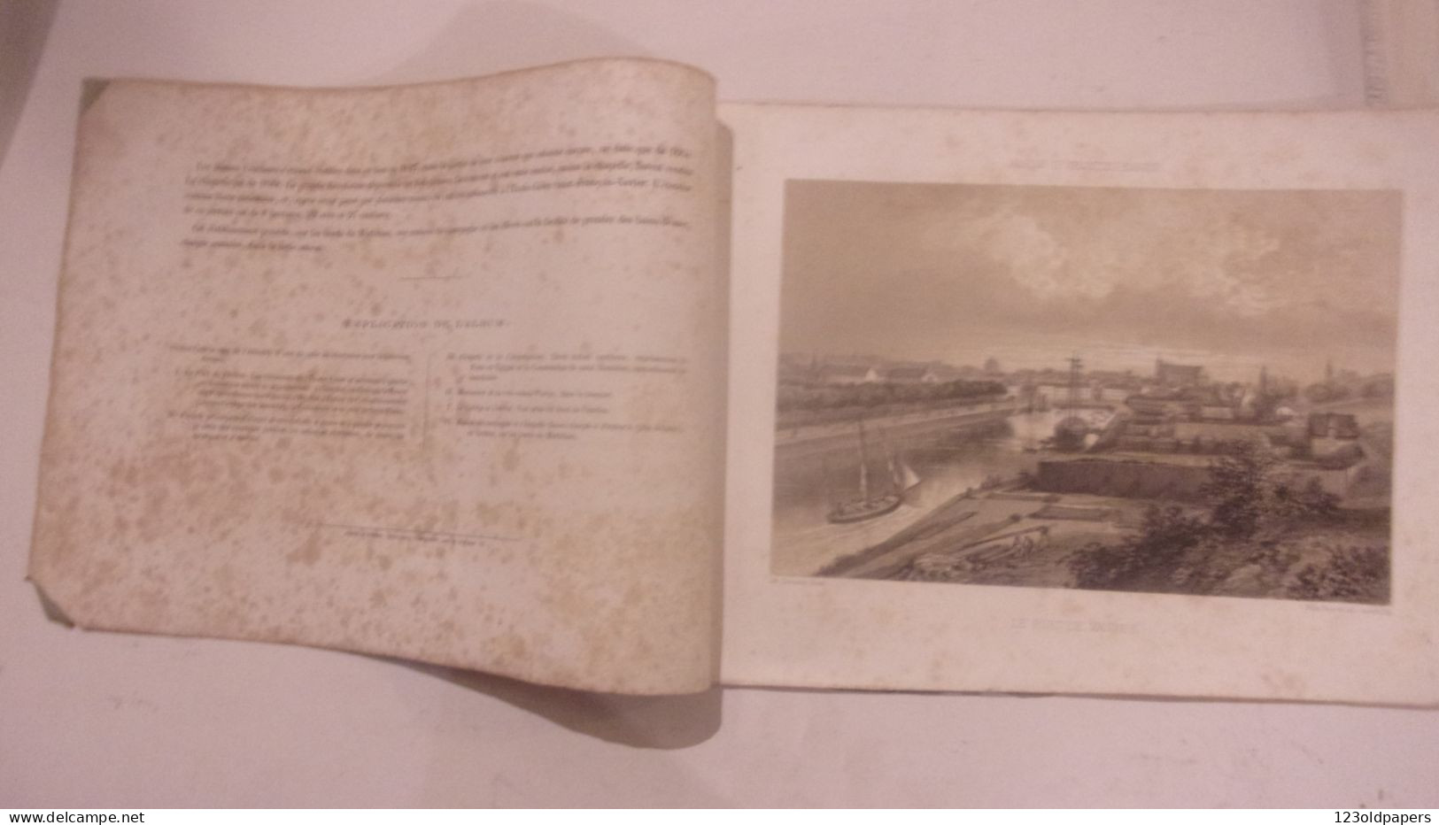 VANNES RARE ALBUM DE 6 LITHOGRAPHIES 1865 CHARPENTIER ECOLE LIBRE ST FRANCOIS XAVIER DESSINE PAR FELIX BENOIST - 1801-1900