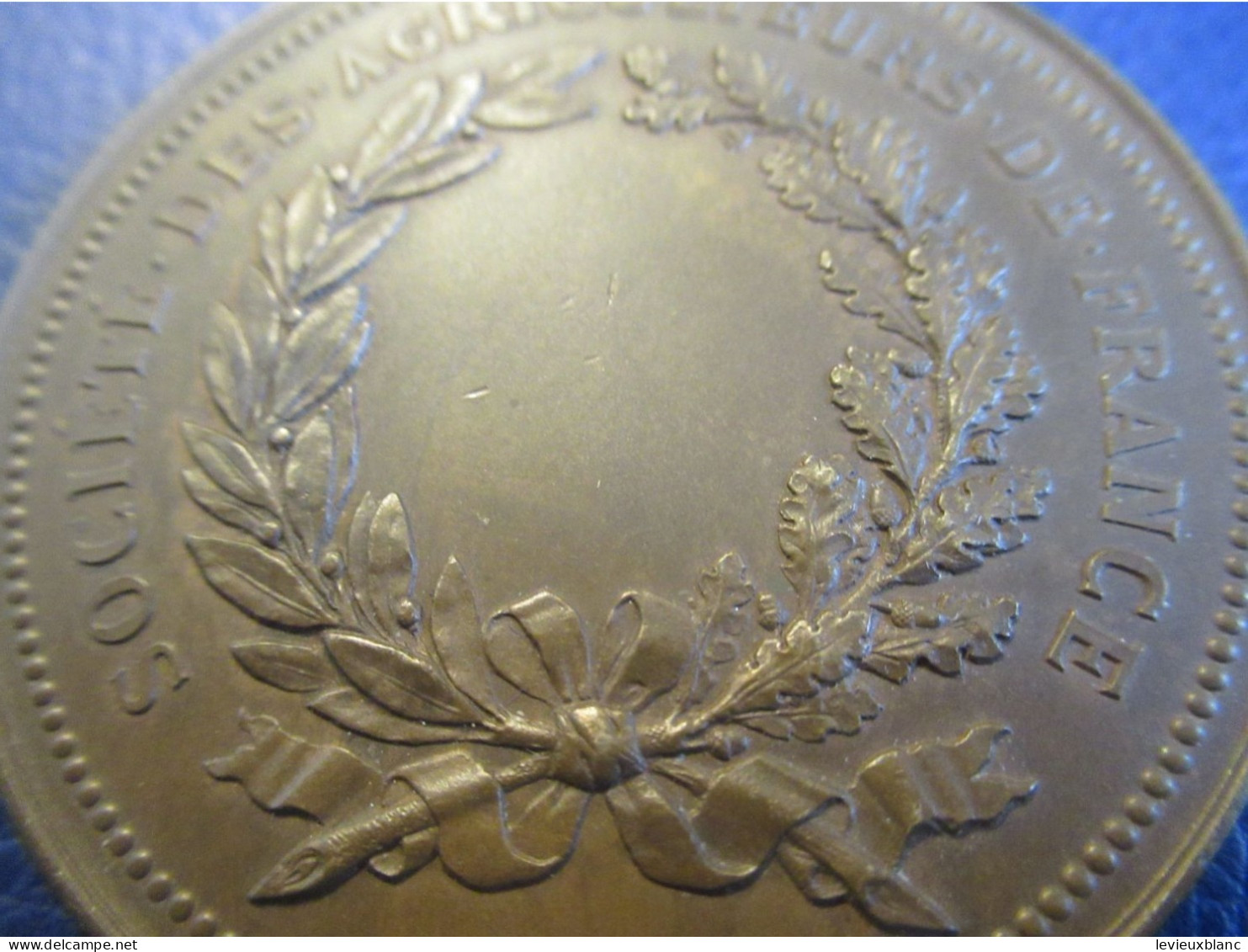 Médaille De Table/ Société Des Agriculteurs De France/ Graveur  C Trotin / Non Attribuée/avec écrin/Fin XIXème    MED483 - Sonstige & Ohne Zuordnung