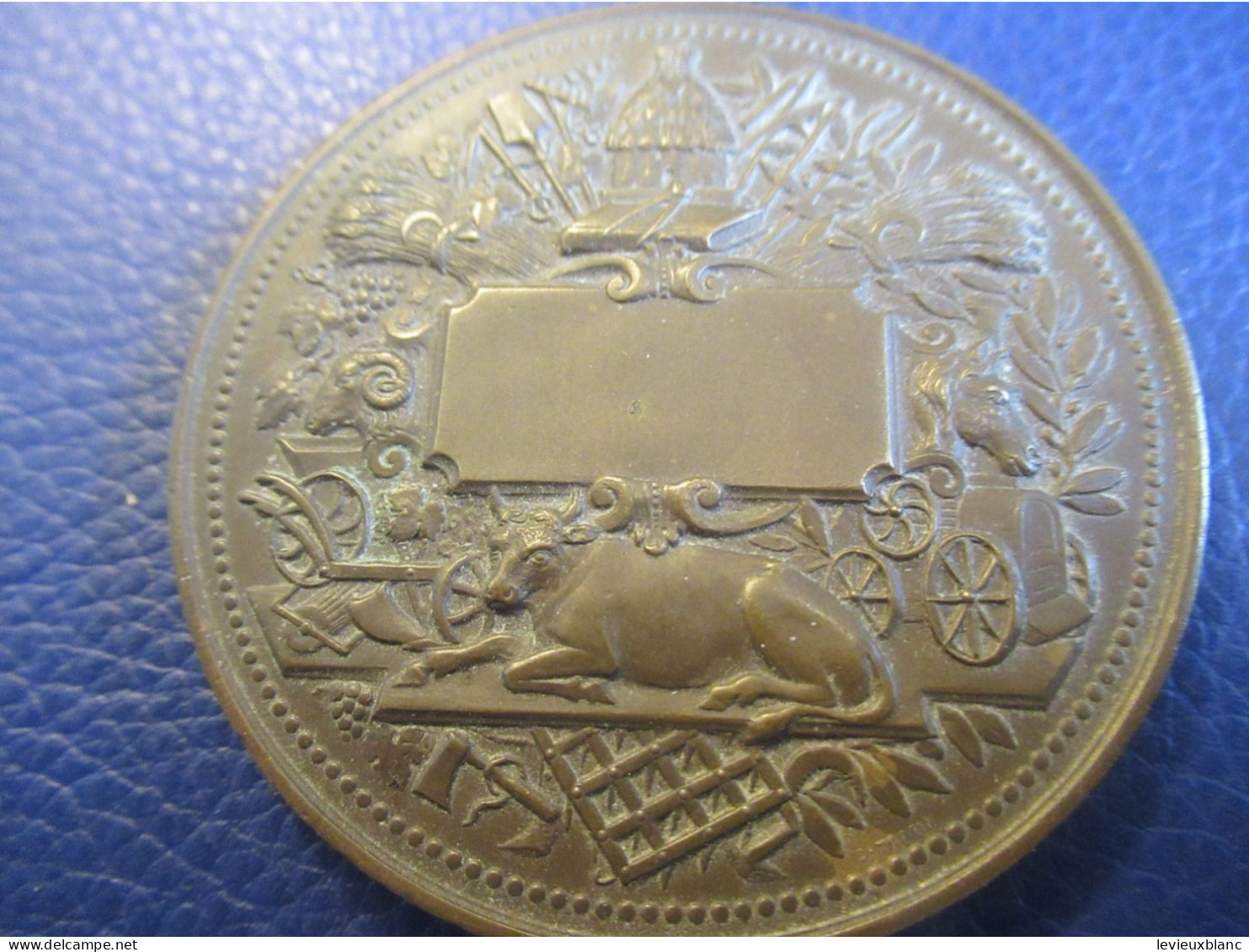 Médaille De Table/ Société Des Agriculteurs De France/ Graveur  C Trotin / Non Attribuée/avec écrin/Fin XIXème    MED483 - Other & Unclassified