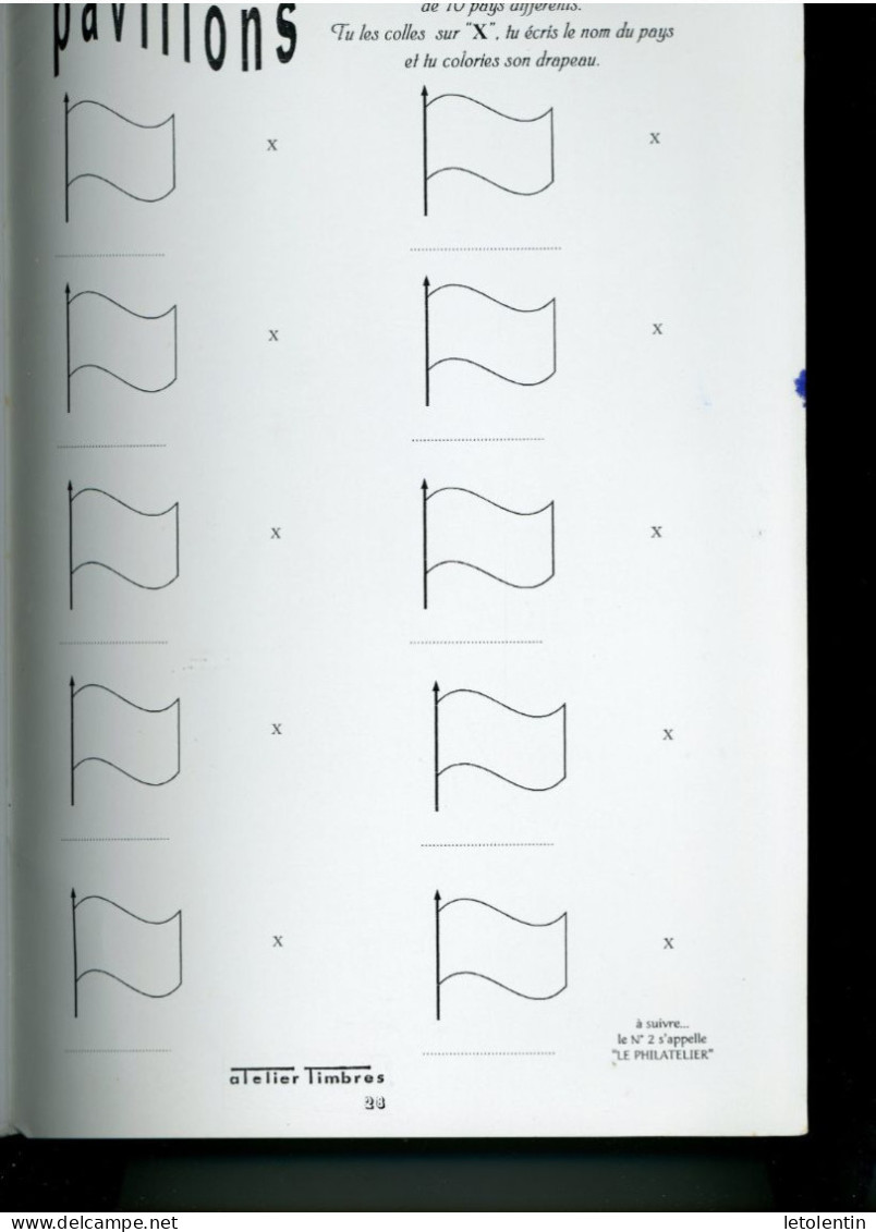 CAHIER DE PHILATÉLIE (FASCICULE DE 29 PAGES (21X30)) PREMIÈRES DENTS