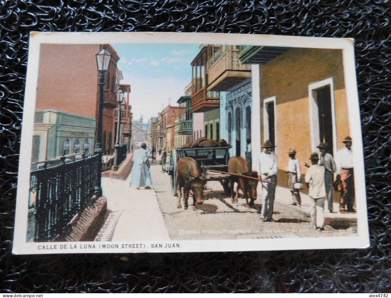 Puerto Rico / Porto Rico, Calle De La Luna (Moon Street), San Juan, Waldrop Photo, U.S.A.  (B20) - Puerto Rico