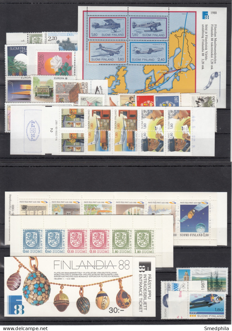 Finland 1988 - Full Year MNH ** - Annate Complete