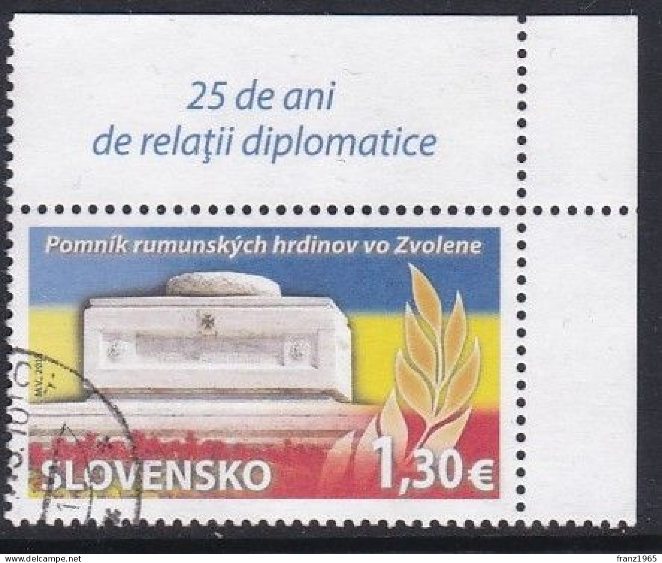 Romanian Royal Army Cemetery In Zvolen - 2018 - Used Stamps