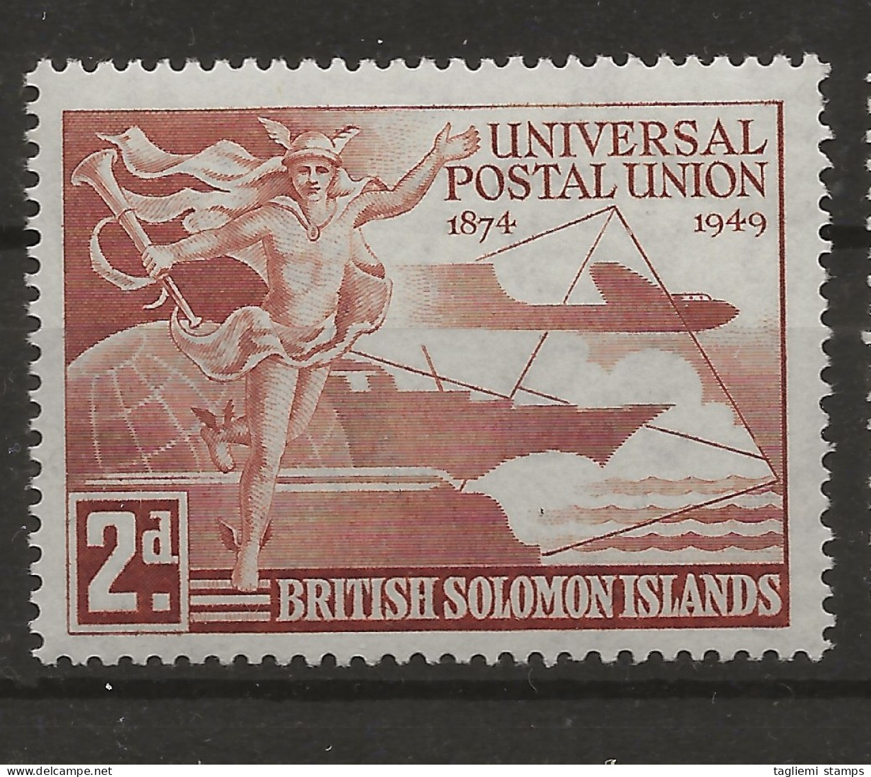 British Solomon Islands, 1949, SG  77, MNH - British Solomon Islands (...-1978)