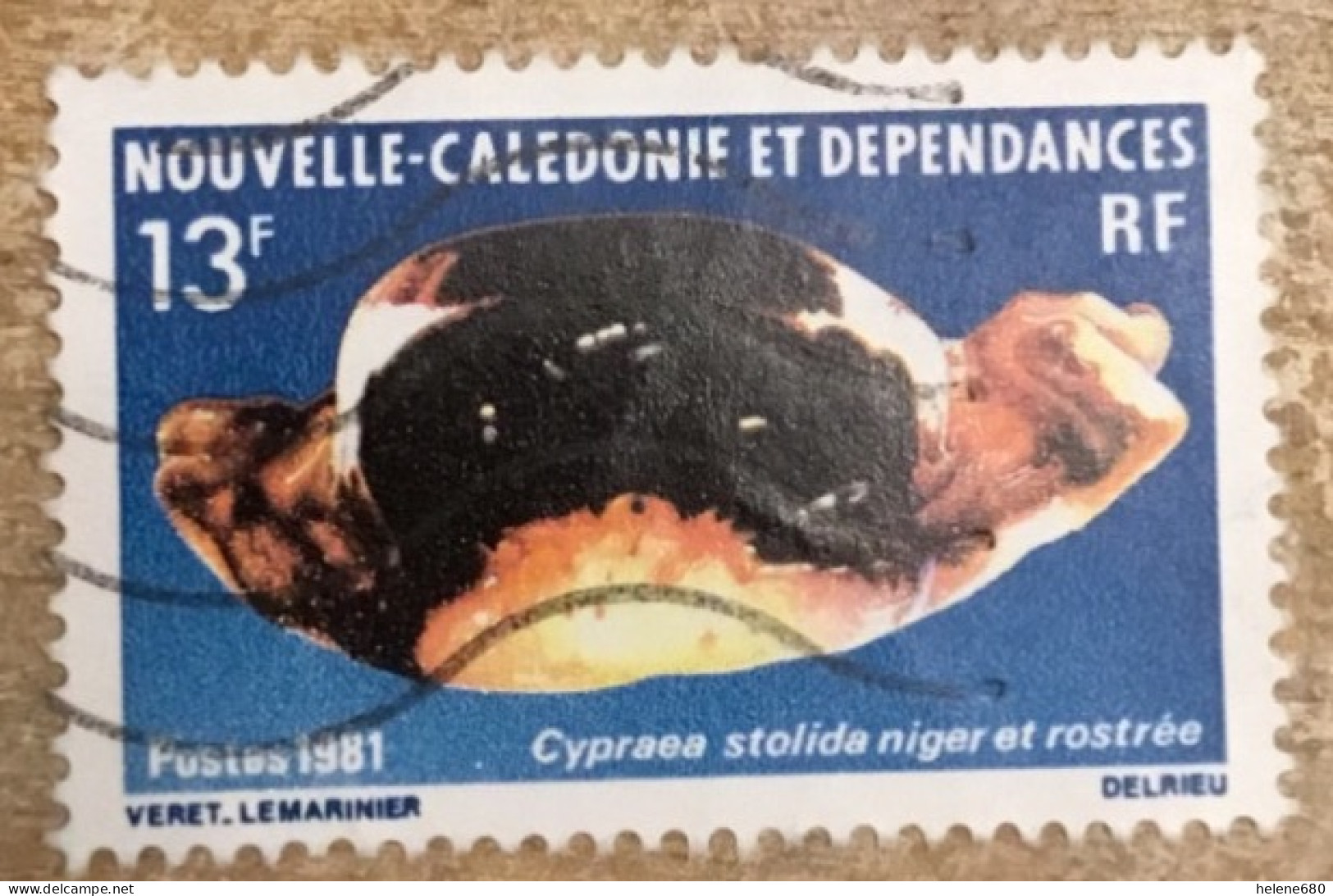 NOUVELLE-CALEDONIE. Coquillage  N° 448 - Gebraucht