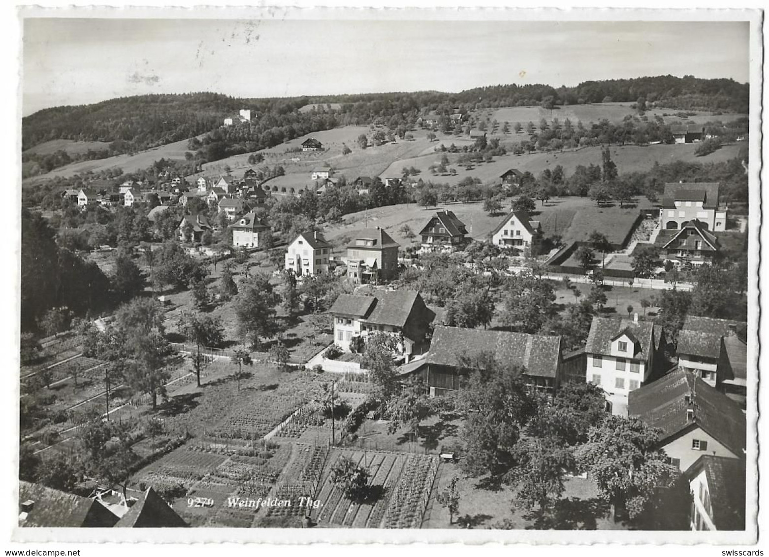 WEINFELDEN: Aussenquartier, Forto-AK 1935 - Weinfelden