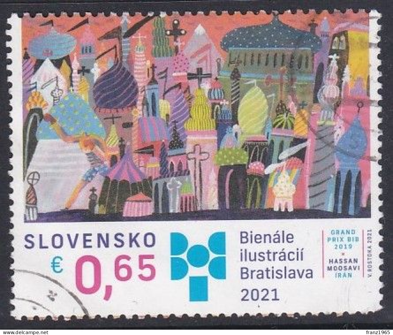 Bratislava Illustration Biennale - 2021 - Used Stamps