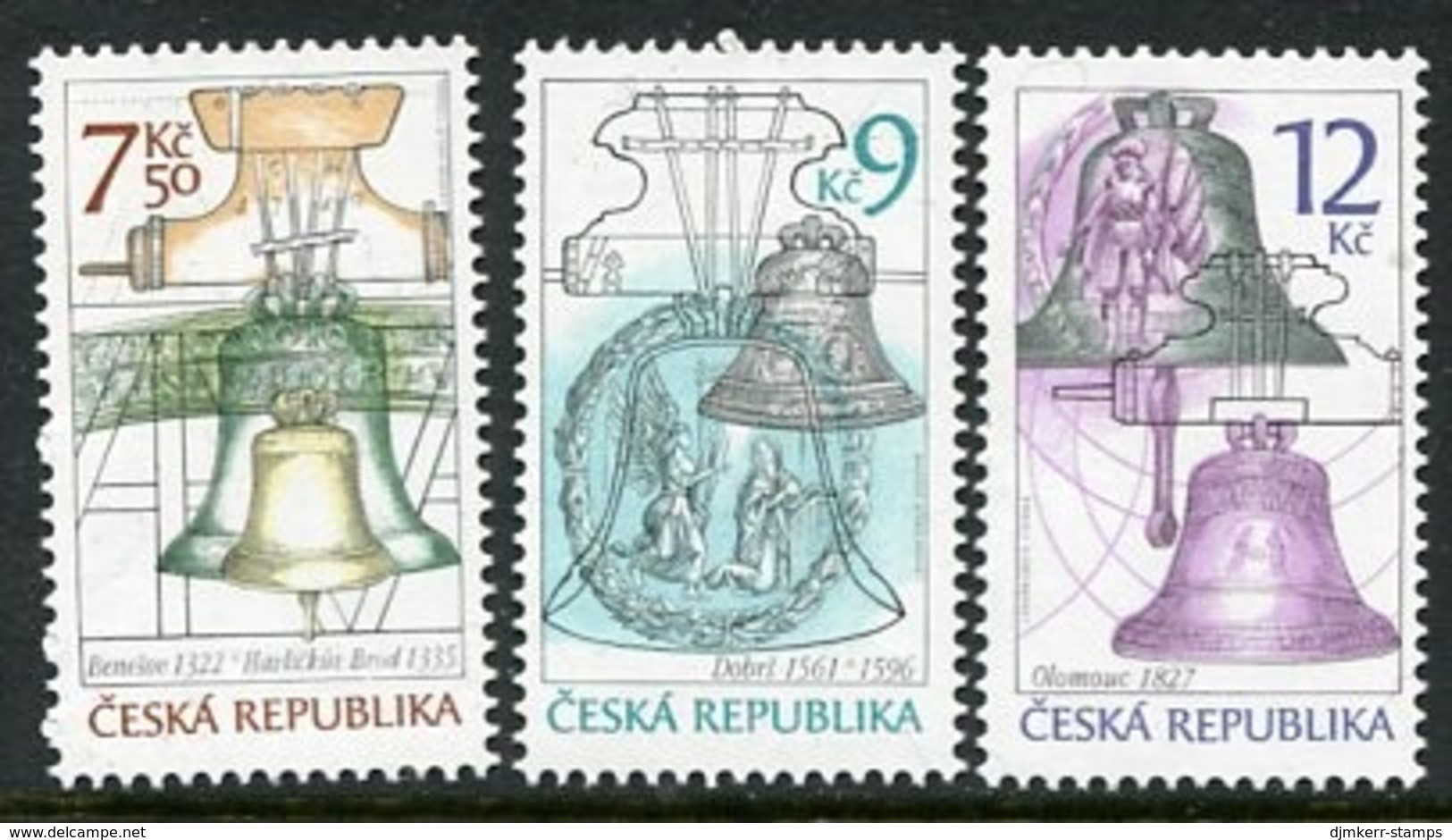 CZECH REPUBLIC 2005 Bells MNH / **. Michel 443-45 - Ongebruikt