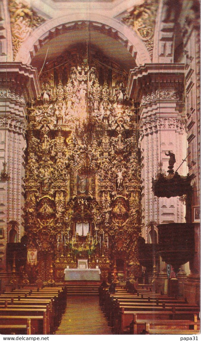 MEXICO - INTERIOR DE SANTA PRISCA  CATHEDRAL  TAXCO - Mexique