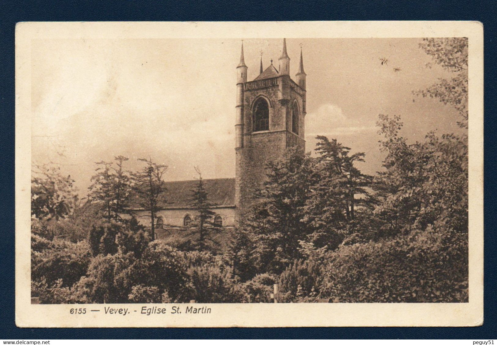 Vaud. Vevey. Eglise Saint-Martin. 1908 - Vevey