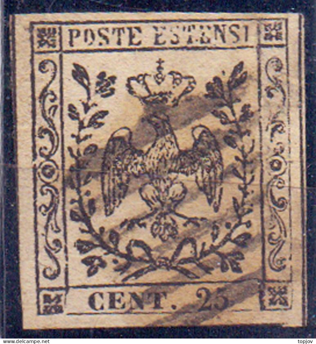 MODENA - No. 4 - Used - 1852 - Modena