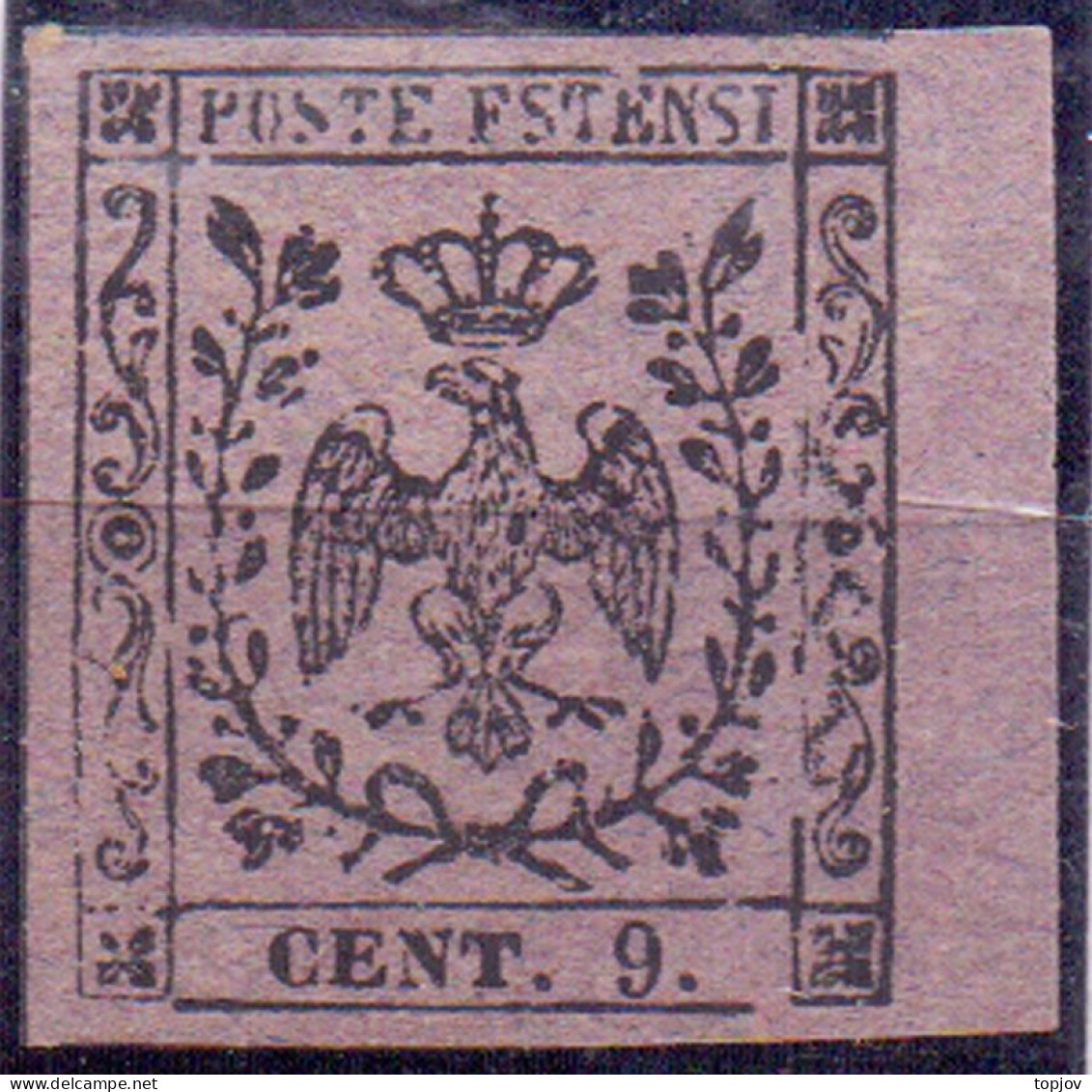 MODENA - No. 3 - Mint - 1852 - Modena