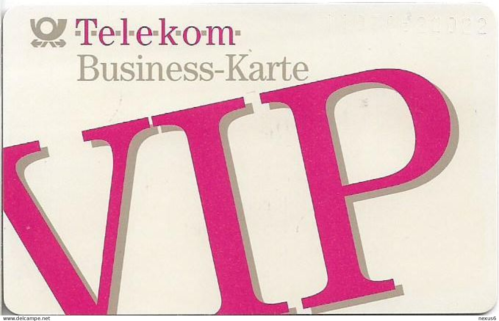 Germany - V-07-91 - IFA Berlin 1991 - VIP Business-Karte, 08.1991, 40U, 3.000ex, Used - V-Series: VIP-und Visitenkartenserie